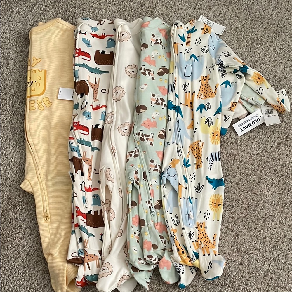 Old Navy Kids One Piece Pajamas - Multicolor